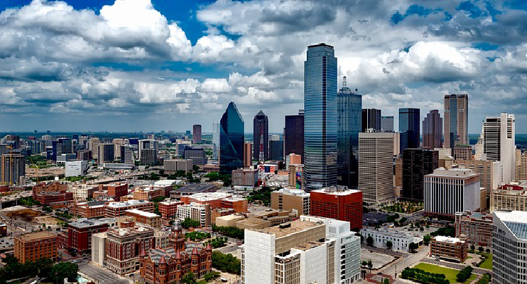 Photo of an urban area in the United States