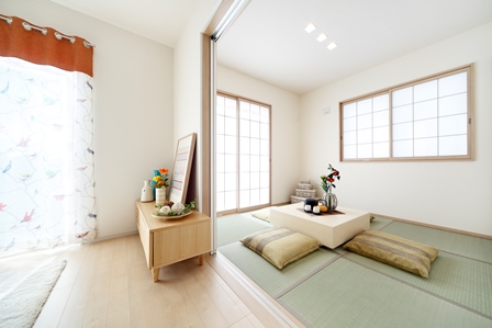 薄畳でバリアフリーの和室 Keiai Magazine 新築一戸建て 注文住宅
